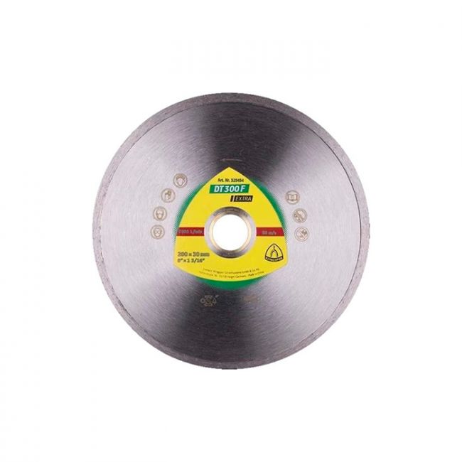 Алмазный отрезной круг Klingspor EXTRA DT300F 200X1,9X30/25,4/GR/7 (325454)