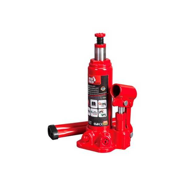 Домкрат гідравлічний 2т GTM Т90204 пляшковий одноштоковий (32756)
