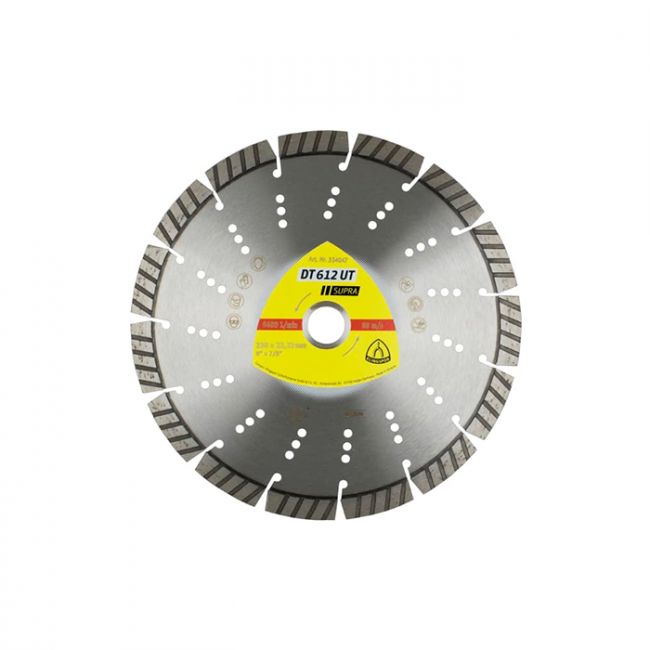 Алмазный отрезной круг Klingspor SUPRA DT612UT 230X2,6X22,23/15ST/12 (334047)