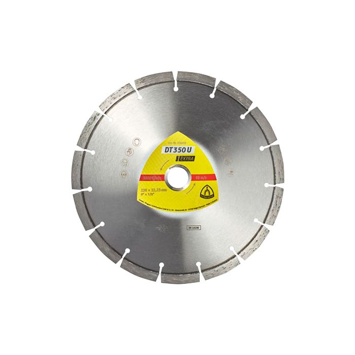 Диск алмазний сегментований Klingspor DT 350 U Extra 125x2,4x22,23мм 1шт (336215)