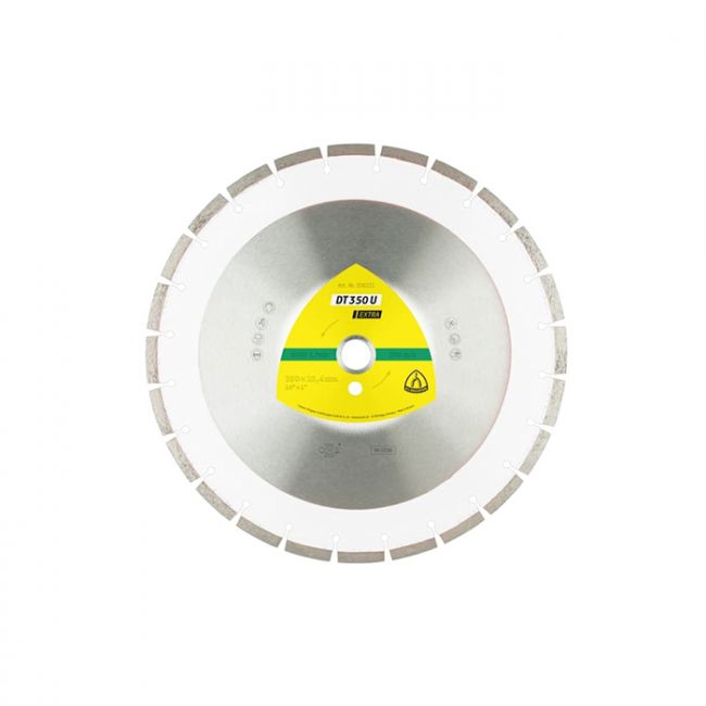 Алмазный отрезной круг Klingspor EXTRA DT350U 350X3X25,4/24S/10 (336221)