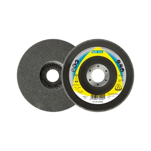 Нетканый лепестковый шлифовальный круг Klingspor NUD500 VU CO125X13X22,23 (337861)