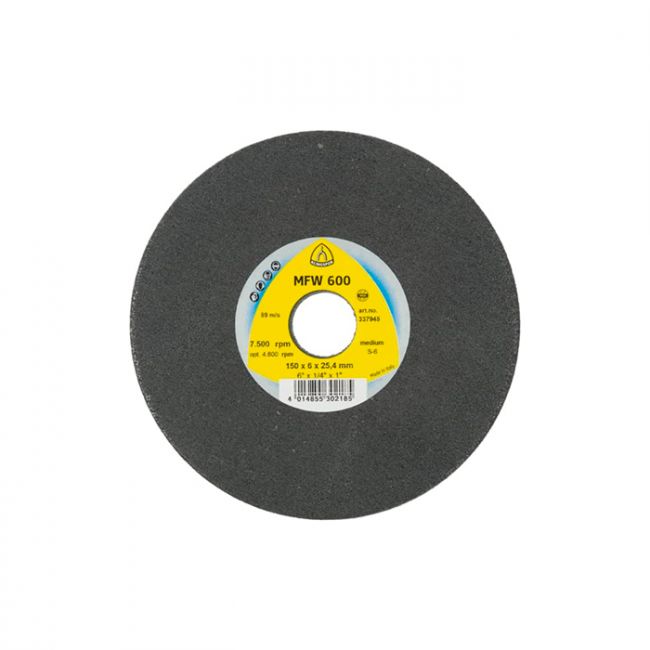Круг зачисний по металу Klingspor MFW 600 150х6,0х25,4 мм (337944)