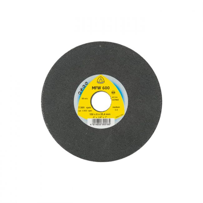 Круг зачисний по металу Klingspor MFW 600 150х6,0х25,4 мм (337945)