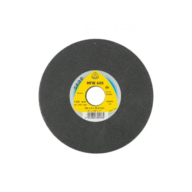 Круг зачисний по металу Klingspor MFW 600 150х6,0х25,4 мм (337946)