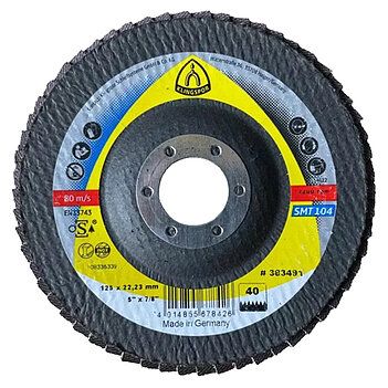 Круг пелюстковий шліфувальний Klingspor SMT 104 125 мм x Р40 (383491)
