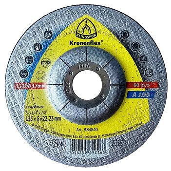 Круг зачисний Klingspor A100 Extra (125x6х22.23) (384840)