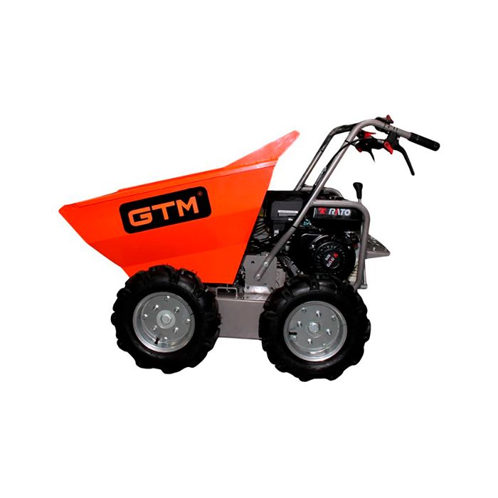 Самохідний будівельний візок думпер GTM T30 300 кг на колесах (39296)