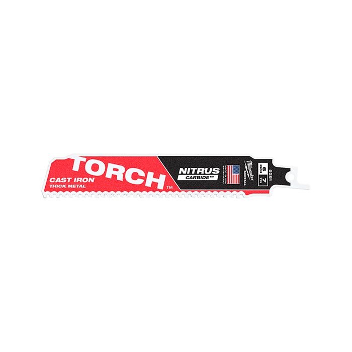 Полотно для сабельной пилы Milwaukee Torch Carbide Nitrus 150мм (48005261)