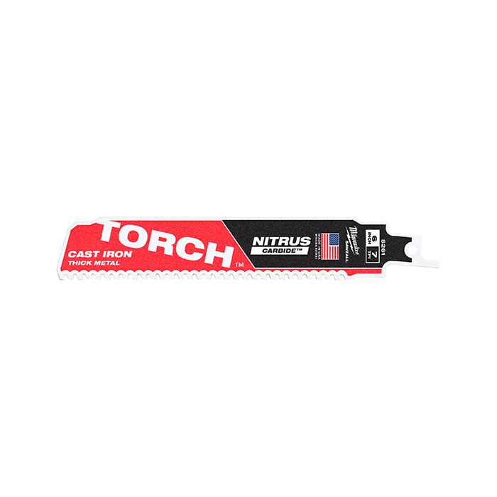 Полотно для сабельной пилы THE TORCH CARBIDE NITRUS Milwaukee 150x3,6 мм (5 шт.) (48005561)