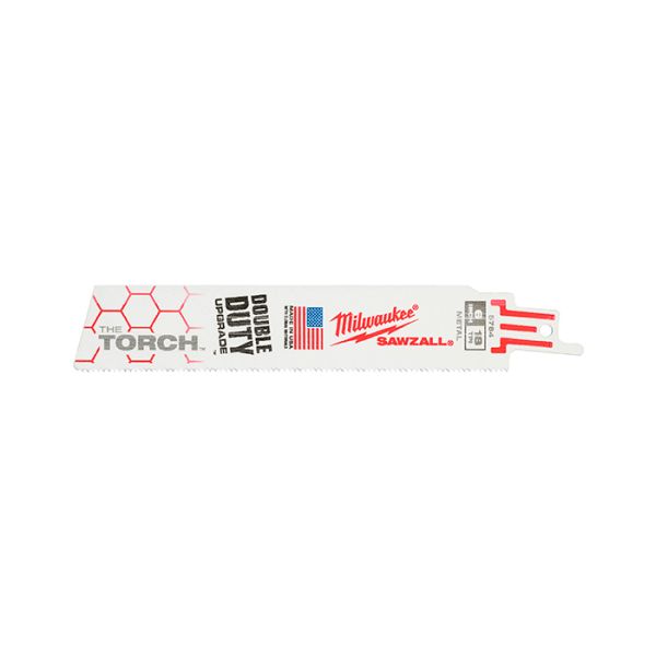 Полотно для сабельной пилы Milwaukee Torch Carbide 300мм 5шт (48005714)