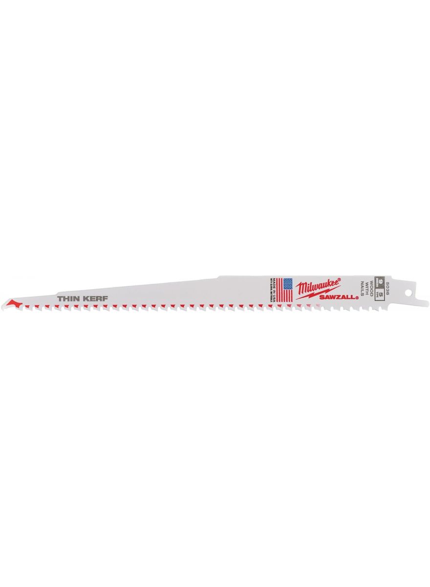 Полотно для шабельних пил FANG TIP THIN KERF MILWAUKEE, 300х5,0мм, (50шт), (деревина з цвяхами) (48016037)