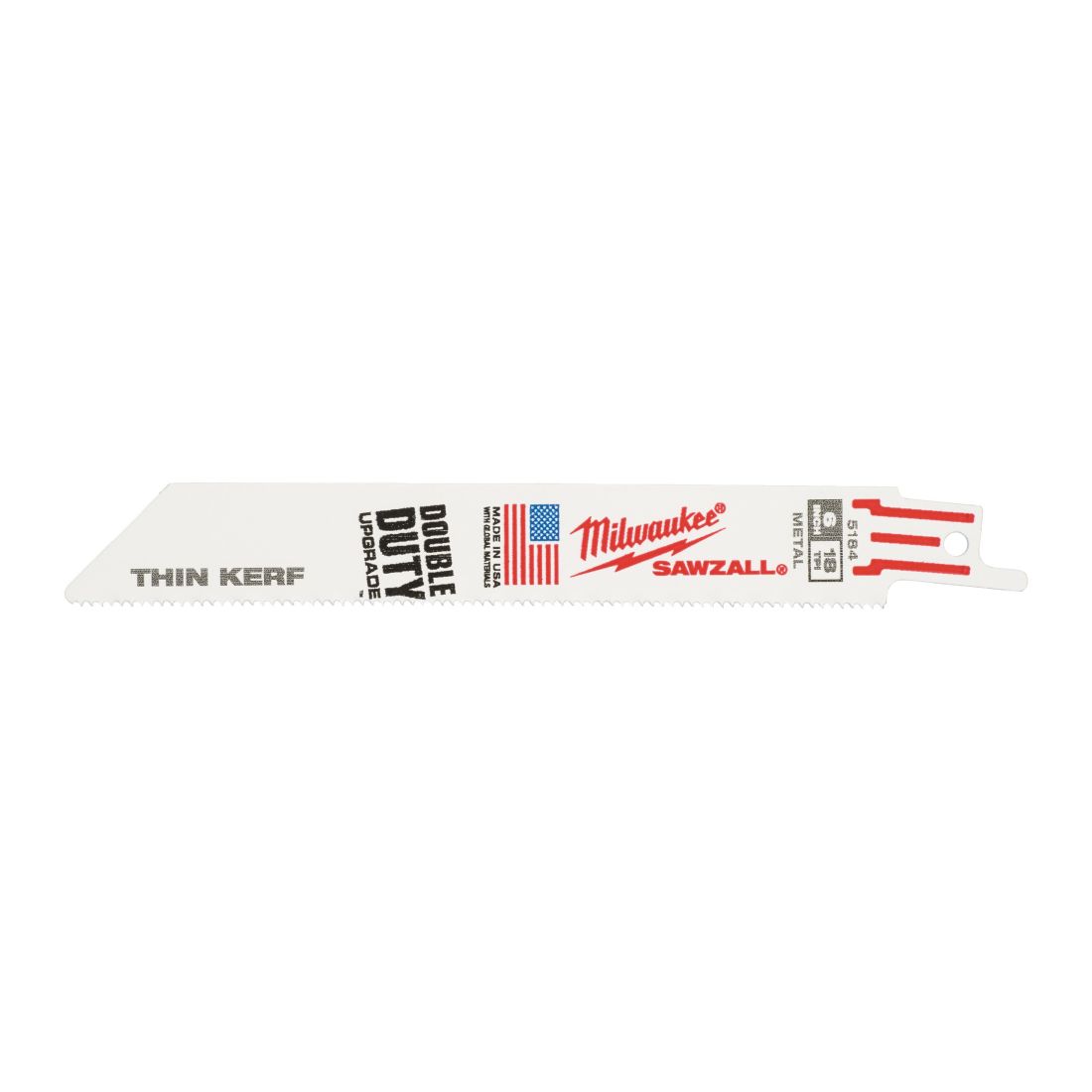 Полотно для шабельних пил THIN KERF MILWAUKEE, 150х1,4мм, (50шт), (метал) (48016184)