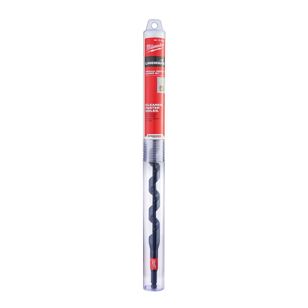 Cвердло спіральне Shockwave™ Lineman's 7/16'' Hex MILWAUKEE, діаметр 22х460х395мм (48136762)