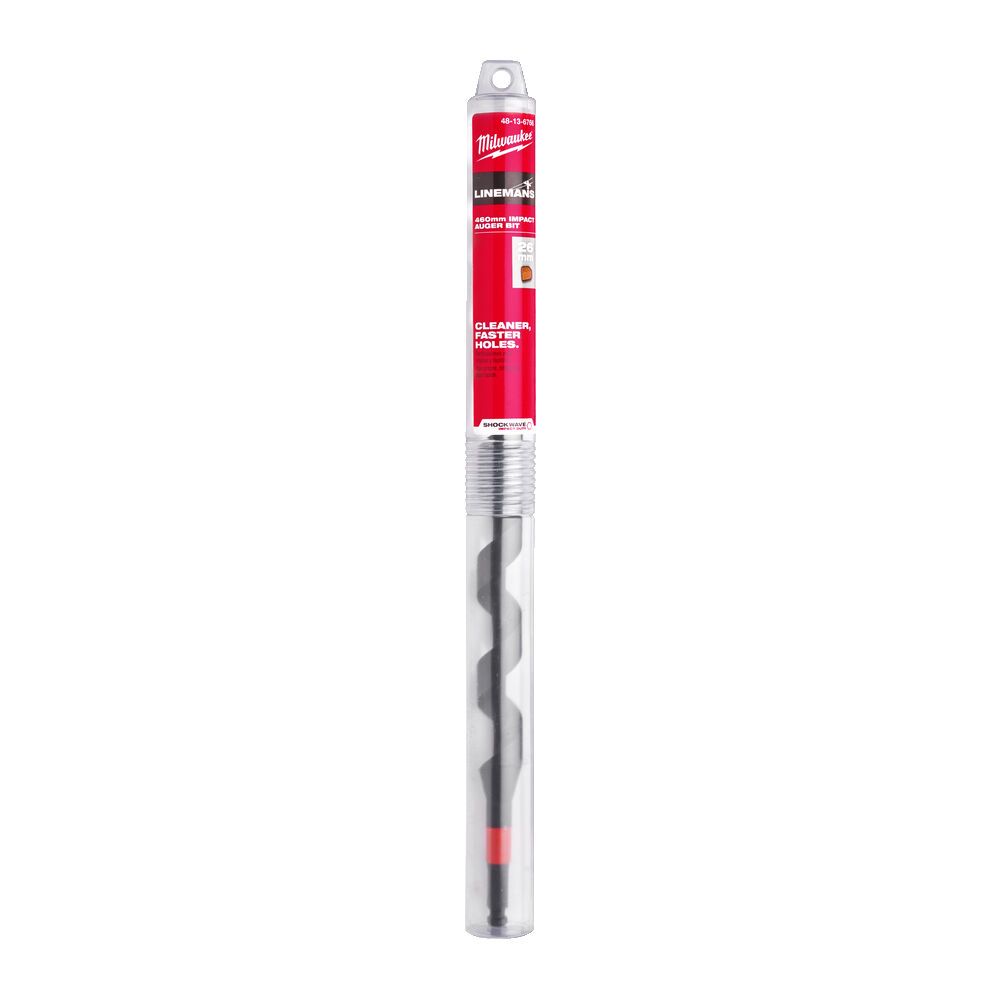 Cвердло спіральне Shockwave™ Lineman's 7/16'' Hex MILWAUKEE, діаметр 26х460х395мм (48136766)