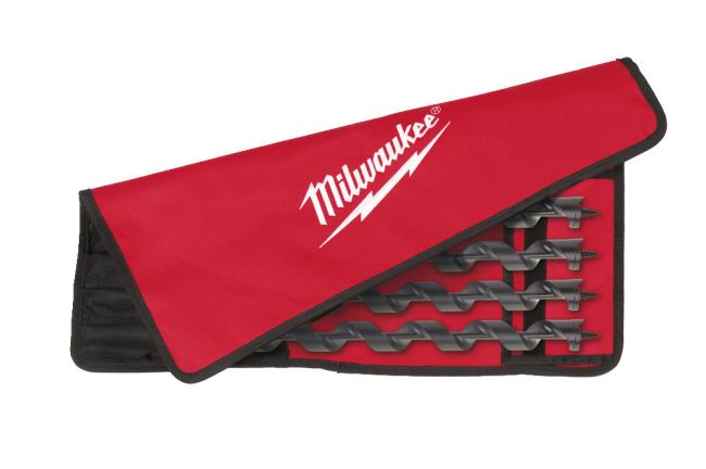 Набір свердл по дереву спіральних Impact Linemans MILWAUKEE (4шт) трикотажний чохол (48136780)