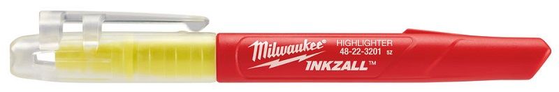 Текстмаркеры желтые Milwaukee INKZALL (5шт) (48223201)