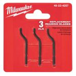 Леза змінні для зняття стружки та облою MILWAUKEE, (3шт) (48224257)