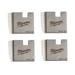 Плашки для нарізання різблення MILWAUKEE, FPTD 1-1/4" NPT HS (4шт) (для M18 FPT) (48361110)