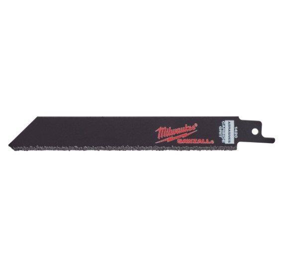Полотно для шабельних пил Carbide Grit MILWAUKEE, 150мм, (3шт) (чавун, абразивні матеріали, фіберглас) (48471420)