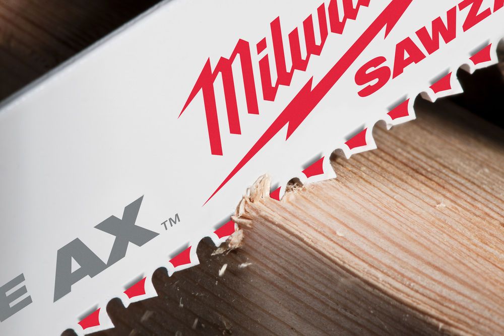 Полотно для шабельних пил AX FANG TIP MILWAUKEE, 230х5,0мм, (5шт), (деревина з цвяхами) (48475026)