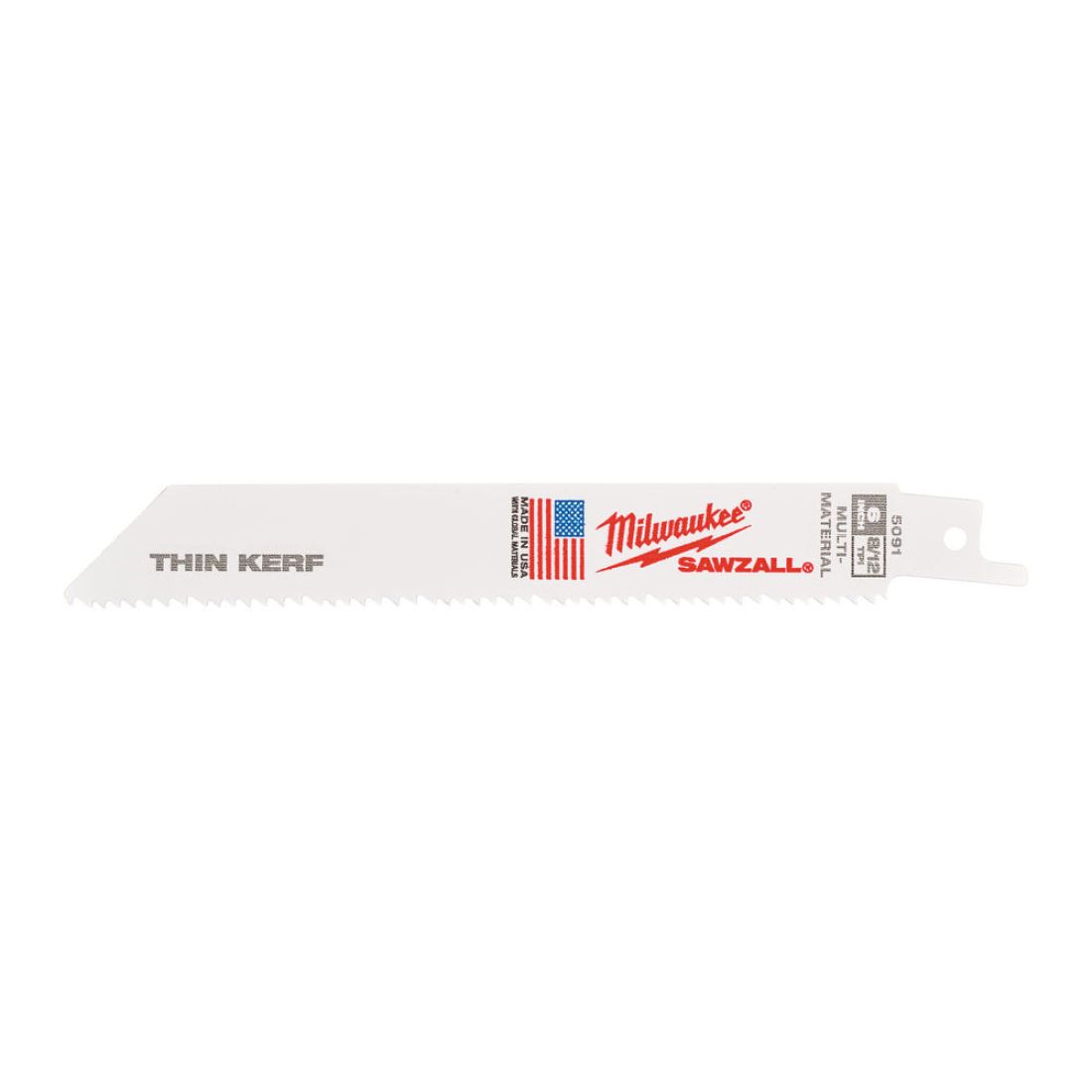 Полотно для шабельних пил THIN KERF MILWAUKEE, 150х3,1/2,1мм, (5шт), (універсальні) (48475091)