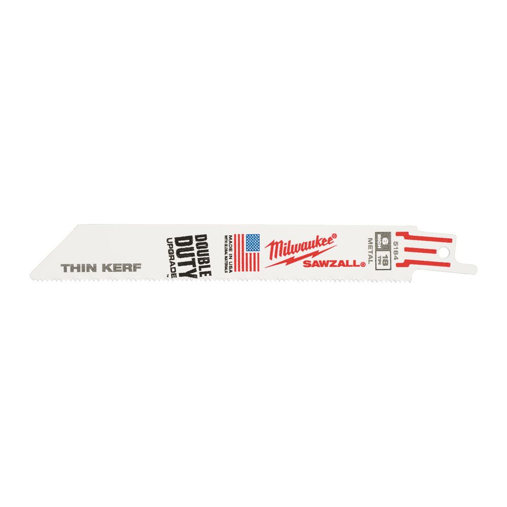 Полотно для шабельних пил THIN KERF MILWAUKEE, 150х1,4мм, (5шт), (метал) (48475184)