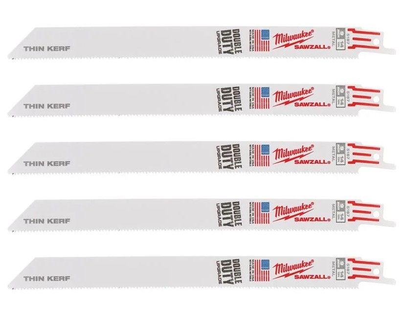 Полотно для шабельних пил THIN KERF MILWAUKEE, 230х1,8мм, (5шт), (метал) (48475187)