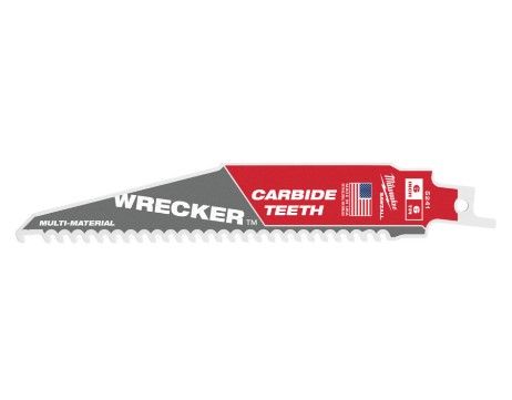 Полотно для шабельних пил WRECKER CARBIDE MILWAUKEE, 150х4,2мм, (мультіматеріал) (48475241)