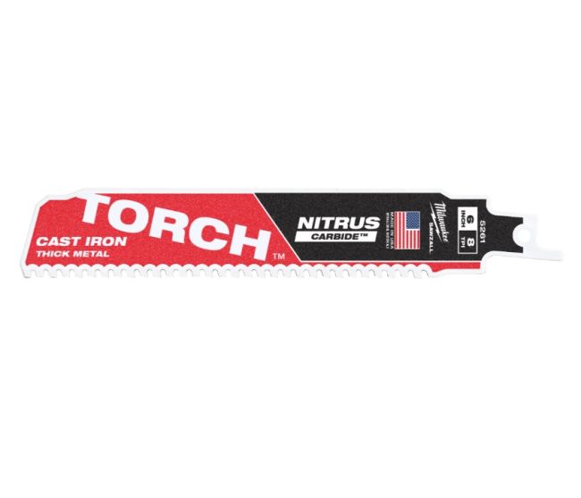 Полотно для шабельних пил TORCH CARBIDE NITRUS MILWAUKEE, 150х3,1мм, (метал) (48475261)