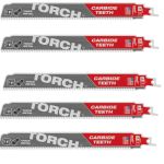 Полотно для шабельних пил TORCH CARBIDE MILWAUKEE, 230х3,1мм, (5шт), (метал) (48475502)