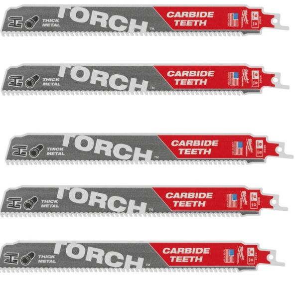 Полотно для шабельних пил TORCH CARBIDE MILWAUKEE, 230х3,1мм, (5шт), (метал) (48475502)
