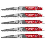 Полотно для шабельних пил AX CARBIDE MILWAUKEE, 230х5мм, (5шт), (деревина з цвяхами) (48475526)