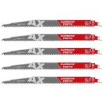 Полотно для шабельних пил AX CARBIDE MILWAUKEE, 300х5мм, (5шт), (деревина з цвяхами) (48475527)