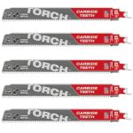 Полотно для шабельних пил TORCH CARBIDE MILWAUKEE, 230х2,5мм, (5шт), (метал) (48475552)