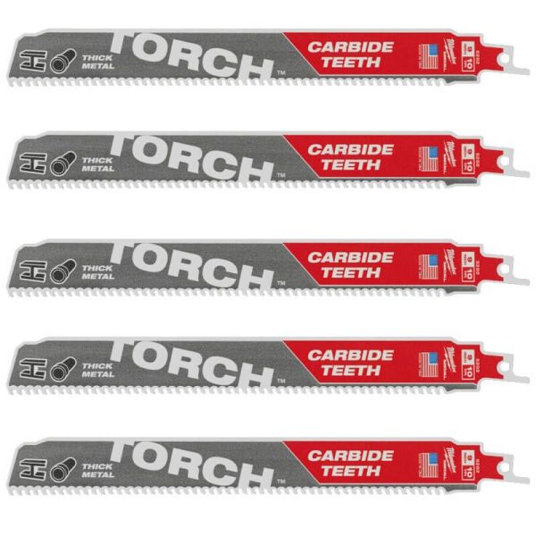 Полотно для шабельних пил TORCH CARBIDE MILWAUKEE, 230х2,5мм, (5шт), (метал) (48475552)