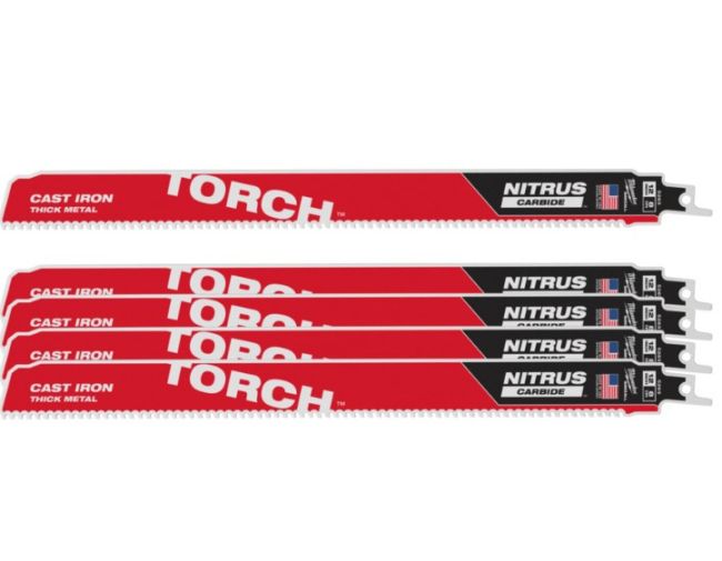 Полотно для шабельних пил TORCH CARBIDE NITRUS MILWAUKEE, 300х3,1мм, (5шт), (метал) (48475563)