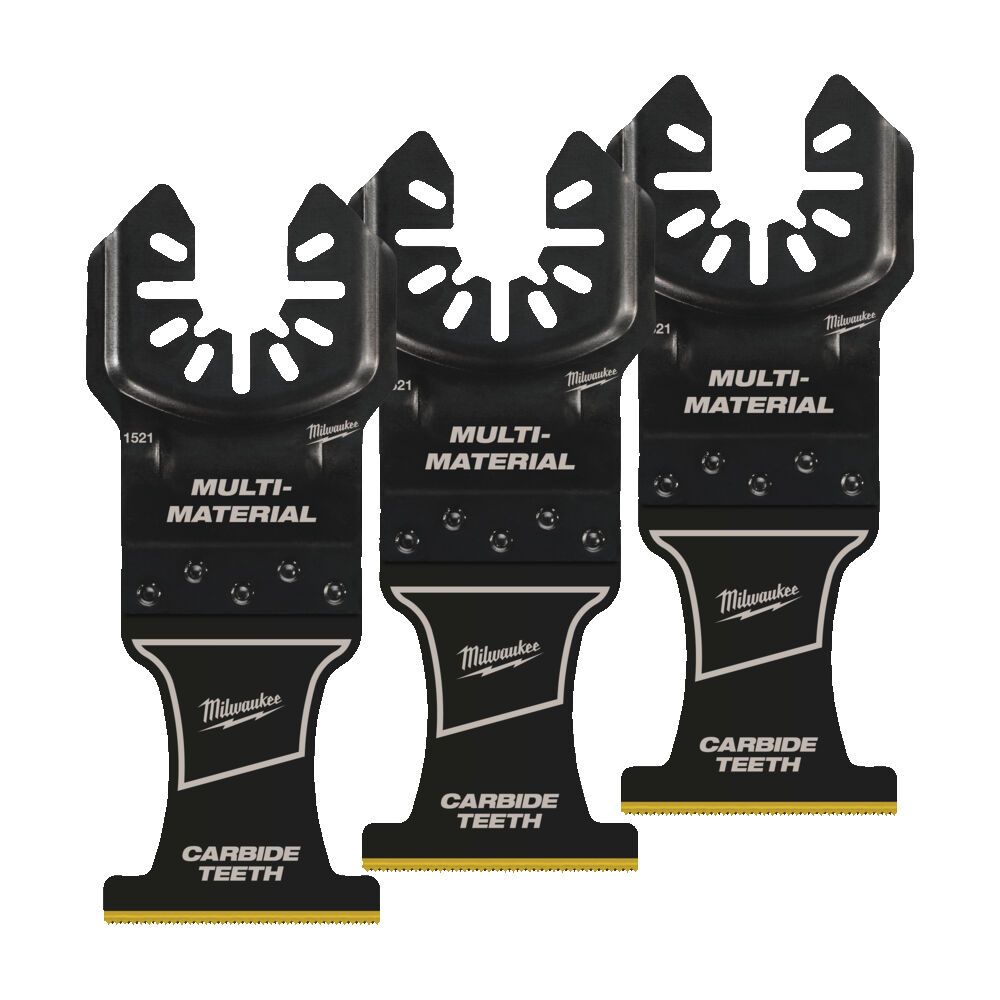 Полотно для мультітула Bi-Metal Carbide OPEN-LOK MILWAUKEE, 35х38мм, (3шт), (мультіматеріал) (48851523)