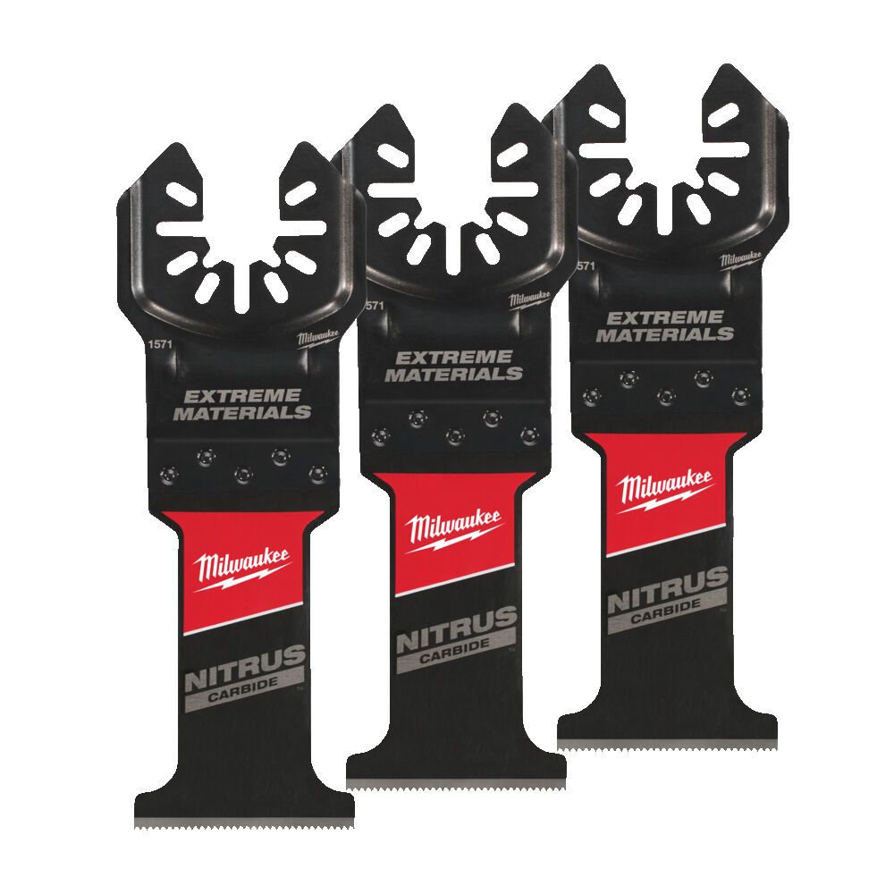 Полотно для мультітула Bi-Metal Carbide WM Nitrius OPEN-LOK MILWAUKEE, 35х50мм, (3шт), (міцний мультіматеріал) (48851573)