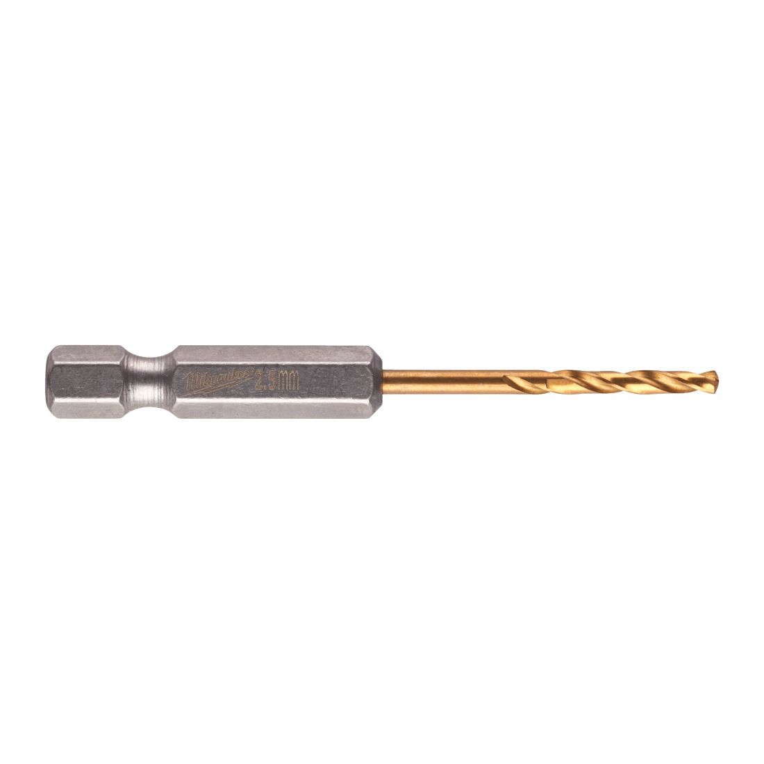 Свердло по металу RedHEX SHOCKWAVE HSS-TiN MILWAUKEE, діаметр 2,5х62х19мм, (2шт) (48894704)