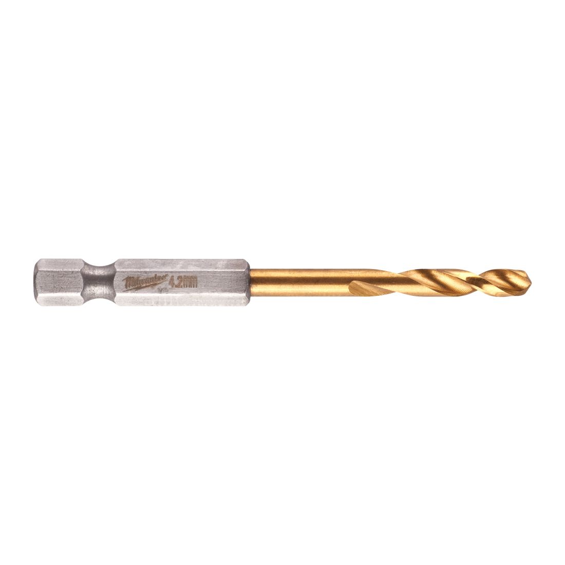 Свердло по металу RedHEX SHOCKWAVE™ HSS-TiN MILWAUKEE, діаметр 4,2х74х28мм (48894709)