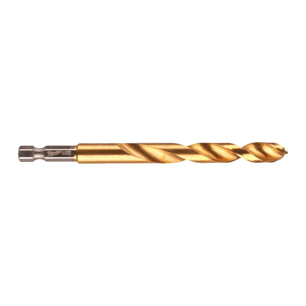 Свердло по металу RedHEX SHOCKWAVE™ HSS-TiN MILWAUKEE, діаметр 9,0х117х73мм (48894721)