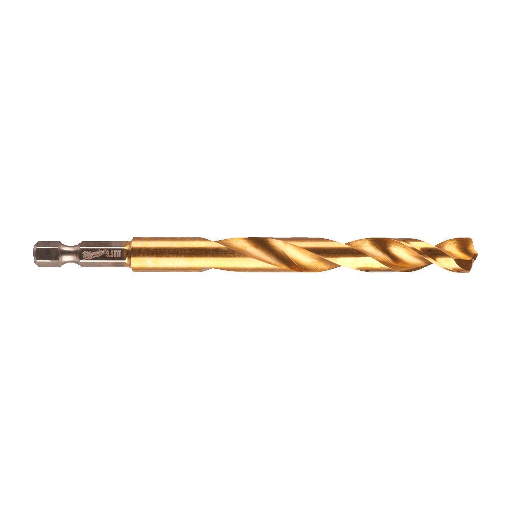 Свердло по металу RedHEX SHOCKWAVE™ HSS-TiN MILWAUKEE, діаметр 9,5х118х74мм (48894722)