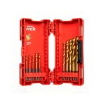 Набор сверл по металлу Milwaukee RedHEX HSS-G TiN, 10 шт. (48894759)
