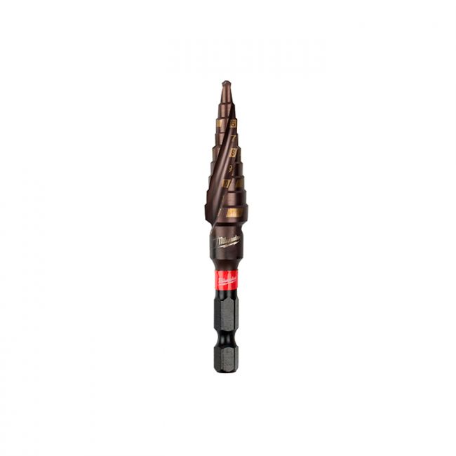 Свердло ступінчасте SHOCKWAVE Impact Duty MILWAUKEE, діаметр 4-12мм з кроком 1мм (48899261)