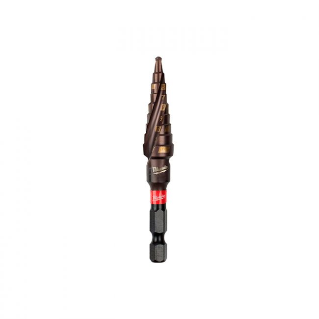 Свердло ступінчасте SHOCKWAVE Impact Duty MILWAUKEE, діаметр 4-12мм з кроком 2мм (48899262)