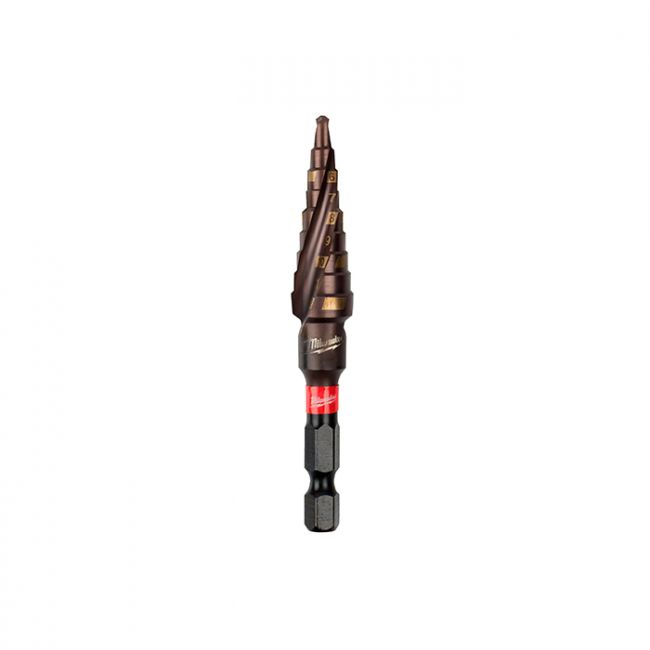 Свердло ступінчасте SHOCKWAVE Impact Duty MILWAUKEE, діаметр 4-20 мм з кроком 2мм (48899263)