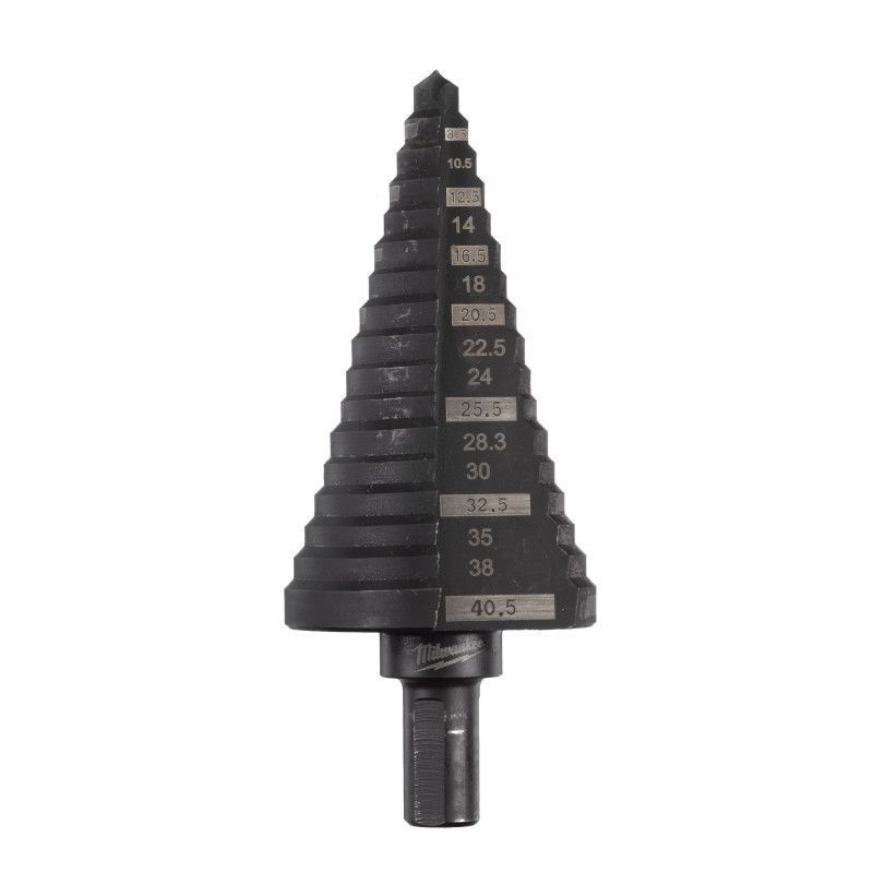 Свердло ступінчасте Step Drill MILWAUKEE, для електриків PG7-PG21 з кроком 2мм (48899321)