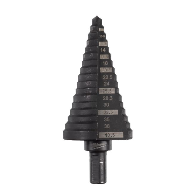 Свердло ступінчасте Step Drill MILWAUKEE, діаметр 6-40,5мм (48899340)