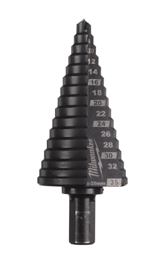 Свердло ступінчасте Step Drill COBALT ALCRN MILWAUKEE, діаметр 6-35мм з кроком 2-3мм (48899395)